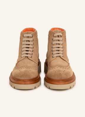 Santoni Lace-up boots MILANO2, Color: LIGHT BROWN (Image 1)