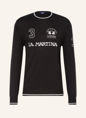 LA MARTINA Sweater, Color: BLACK/ SILVER (Image 1)