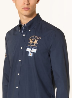 LA MARTINA Shirt slim fit, Color: DARK BLUE (Image 1)