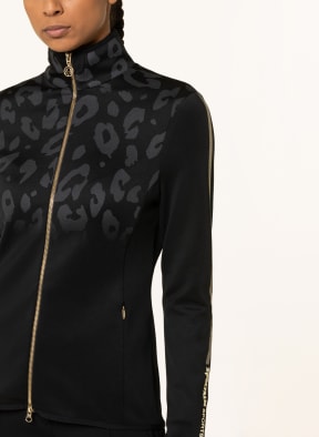 SPORTALM Midlayer-Jacke, Farbe: SCHWARZ/ GRAU/ GOLD (Bild 1)