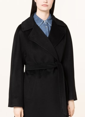 WEEKEND MaxMara Wollmantel RESINA , Farbe: SCHWARZ (Bild 1)