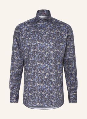 ETERNA Hemd Modern Fit, Farbe: DUNKELGRAU/ LILA/ GELB (Bild 1)
