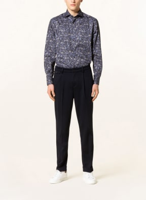 ETERNA Hemd Modern Fit, Farbe: DUNKELGRAU/ LILA/ GELB (Bild 1)