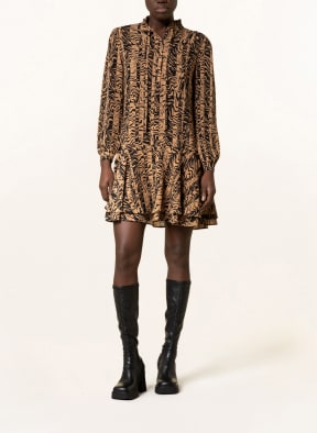 HUGO Kleid KANDRAS, Farbe: BEIGE/ SCHWARZ (Bild 1)