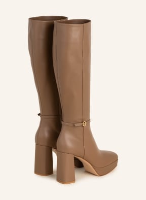 Gianvito Rossi Stiefel, Farbe: CAMEL (Bild 1)
