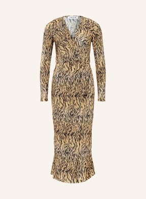 EDITED Wrap dress MICHELLE, Color: BLACK/ BEIGE (Image 1)