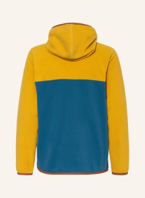 patagonia Fleecejacke MICRO D™ SNAP-T®, Farbe: DUNKELGELB/ PETROL (Bild 1)