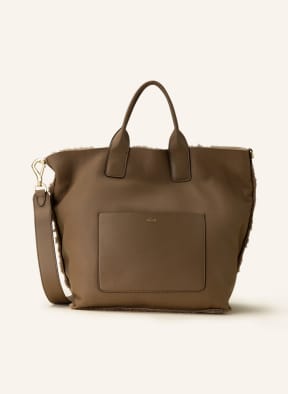 abro Shopper RAQUEL aus Lammfell zum Wenden , Farbe: BRAUN (Bild 1)