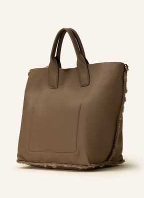 abro Shopper RAQUEL aus Lammfell zum Wenden , Farbe: BRAUN (Bild 1)