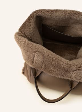 abro Shopper RAQUEL aus Lammfell zum Wenden , Farbe: BRAUN (Bild 1)