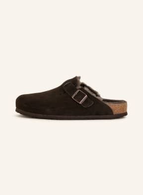 BIRKENSTOCK Pantoletten BOSTON, Farbe: DUNKELBRAUN (Bild 1)