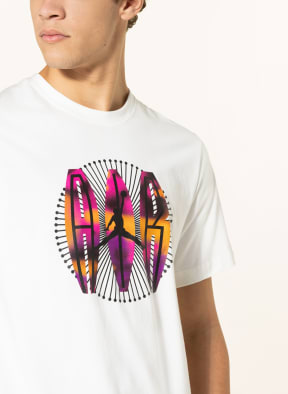 JORDAN T-shirt JORDAN FLIGHT MVP, Color: WHITE/ BLACK/ PINK (Image 1)