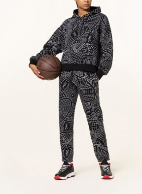 JORDAN Hoodie JORDAN FLIGHT, Farbe: SCHWARZ/ WEISS (Bild 1)