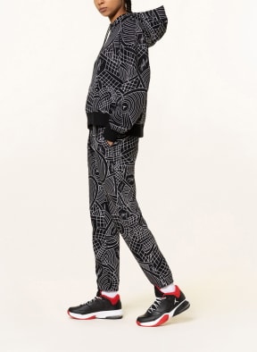 JORDAN Hoodie JORDAN FLIGHT, Farbe: SCHWARZ/ WEISS (Bild 1)