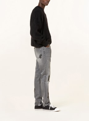 Palm Angels Destroyed Jeans Extra Slim Fit, Farbe: MEDIUM GREY (Bild 1)