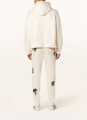 Palm Angels Oversized hoodie with rivets , Color: CREAM (Image 1)