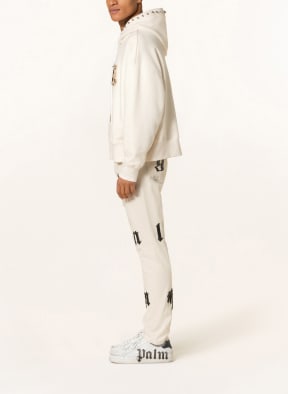 Palm Angels Oversized hoodie with rivets , Color: CREAM (Image 1)