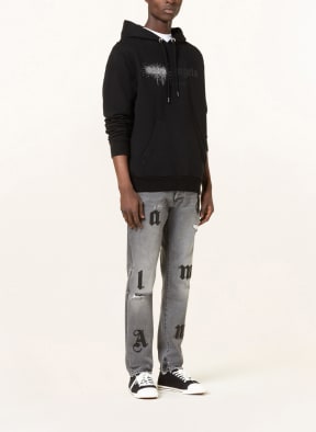 Palm Angels Hoodie mit Schmucksteinen, Farbe: SCHWARZ (Bild 1)