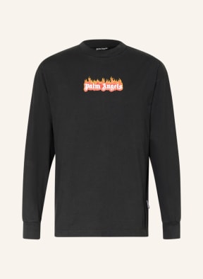 Palm Angels Long sleeve shirt, Color: BLACK (Image 1)