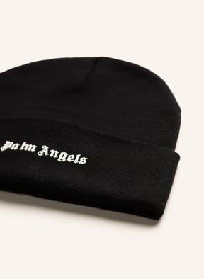 Palm Angels Beanie, Color: BLACK/ WHITE (Image 1)