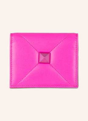 VALENTINO GARAVANI Wallet ROMAN STUD, Color: NEON PINK (Image 1)