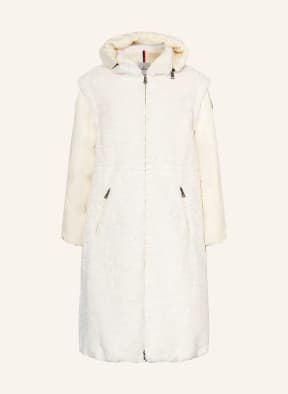 MONCLER enfant Daunenjacke im Materialmix mit abnehmbaren Ärmeln, Farbe: ECRU (Bild 1)