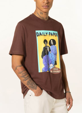 DAILY PAPER T-Shirt HORIZO, Farbe: BRAUN (Bild 1)