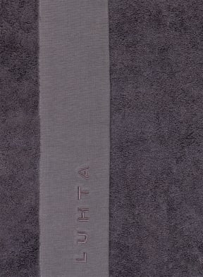 LUHTA HOME Bath towel KAARNA, Color: DARK GRAY (Image 1)