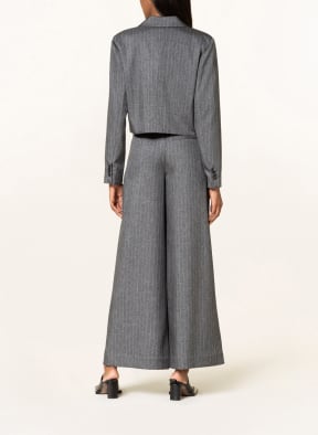 GESTUZ Cropped-Blazer ALINA, Farbe: GRAU/ WEISS (Bild 1)