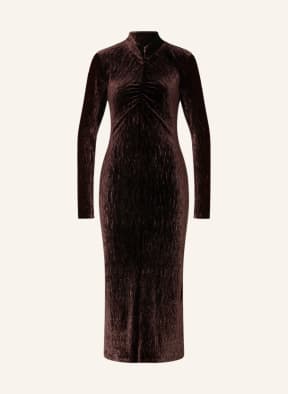 GESTUZ Samtkleid VELVIA, Farbe: DUNKELBRAUN (Bild 1)