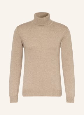 DANIELE FIESOLI Rollkragenpullover aus Cashmere, Farbe: TAUPE (Bild 1)