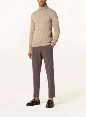 DANIELE FIESOLI Rollkragenpullover aus Cashmere, Farbe: TAUPE (Bild 1)