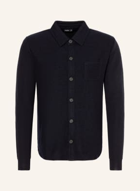 van Laack Knitted overshirt SAMAR, Color: DARK BLUE (Image 1)