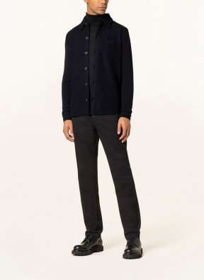 van Laack Knitted overshirt SAMAR, Color: DARK BLUE (Image 1)