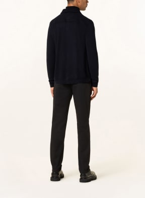 van Laack Knitted overshirt SAMAR, Color: DARK BLUE (Image 1)