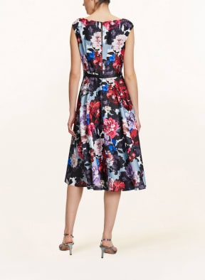 Vera Mont Dress, Color: BLUE GRAY/ LIGHT PURPLE/ RED (Image 1)