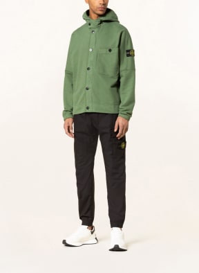 STONE ISLAND Sweat jacket, Color: OLIVE (Image 1)