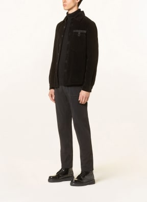 STONE ISLAND Chinos, Color: BLACK (Image 1)