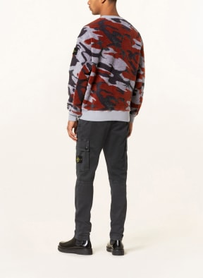 STONE ISLAND Teddy sweater, Color: BLACK/ GRAY/ COGNAC (Image 1)
