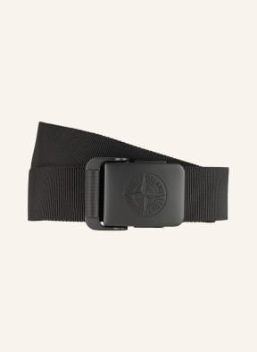 STONE ISLAND Belt, Color: BLACK/ WHITE (Image 1)