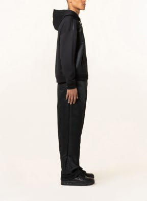 VALENTINO Hoodie in mixed materials , Color: BLACK (Image 1)