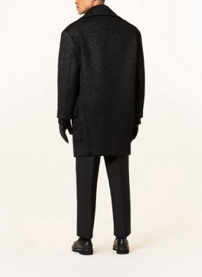 VALENTINO Bouclé coat with mohair , Color: BLACK (Image 1)