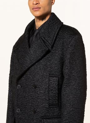 VALENTINO Bouclé coat with mohair , Color: BLACK (Image 1)