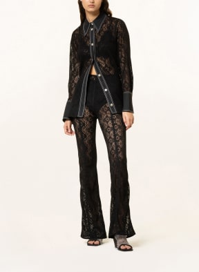GANNI Lace trousers, Color: BLACK (Image 1)