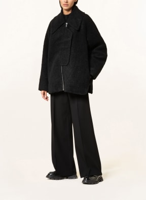 GANNI Bouclé coat, Color: BLACK (Image 1)