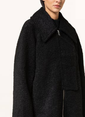 GANNI Bouclé coat, Color: BLACK (Image 1)