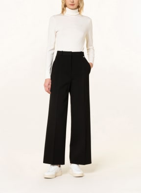 BOSS Wide leg trousers TISTANY , Color: BLACK (Image 1)
