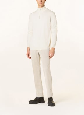 LES DEUX Half-zip sweater EDGAR , Color: ECRU (Image 1)