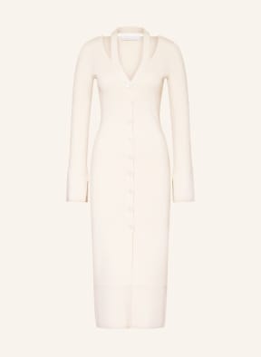 PATRIZIA PEPE Knit dress with cut-outs, Color: CREAM (Image 1)