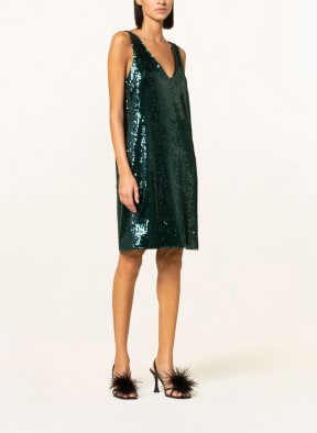 RIANI Kleid mit Pailletten , Farbe: DUNKELGRÜN (Bild 1)